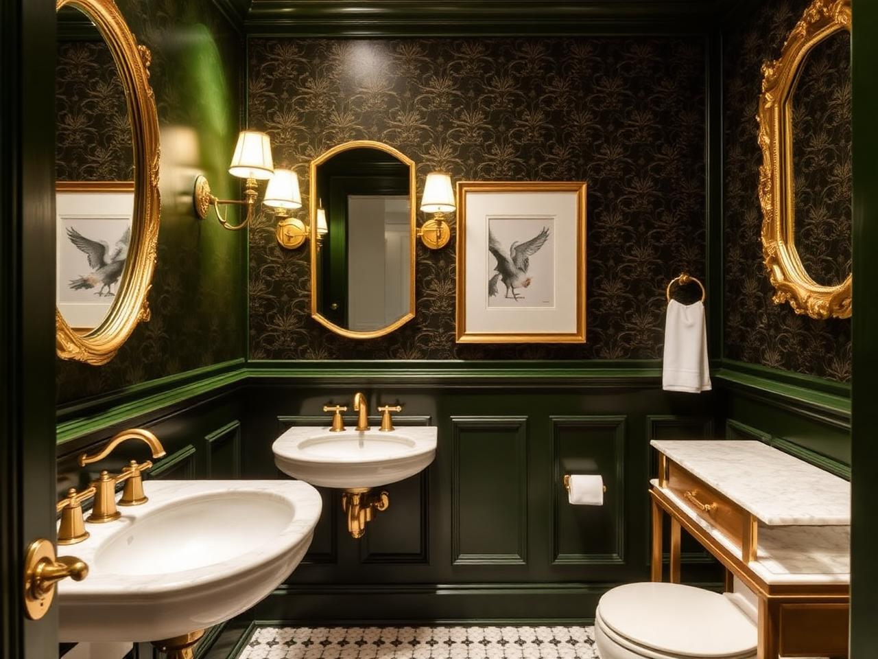 Beachside Designer Powder Room