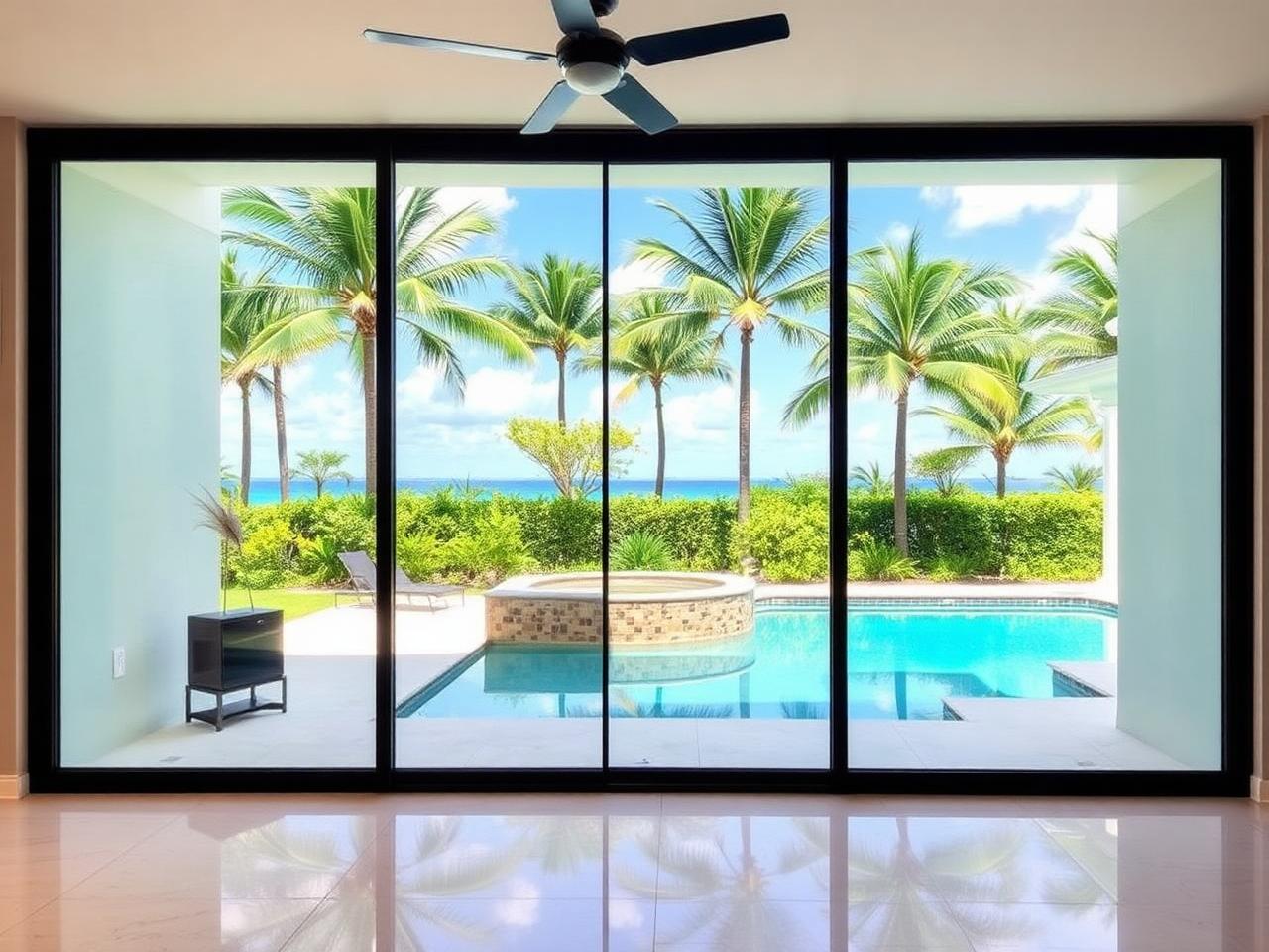 Sunny Isles Floor-to-Ceiling Sliders